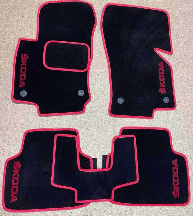 Ворсові коврики для Шкоди\Skoda Oktavia Tour\ А7\ A5\ A8\ A4\ поліки