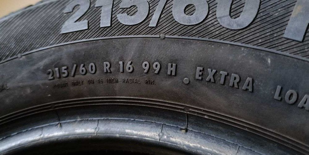Пара шин б/у 215/60R16 99H XL Barum Polaris 3