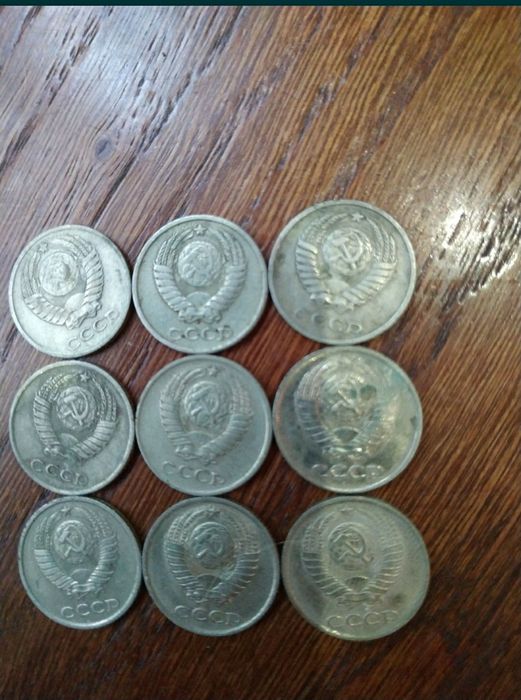 Монети номіналом 10 коп.обмін.