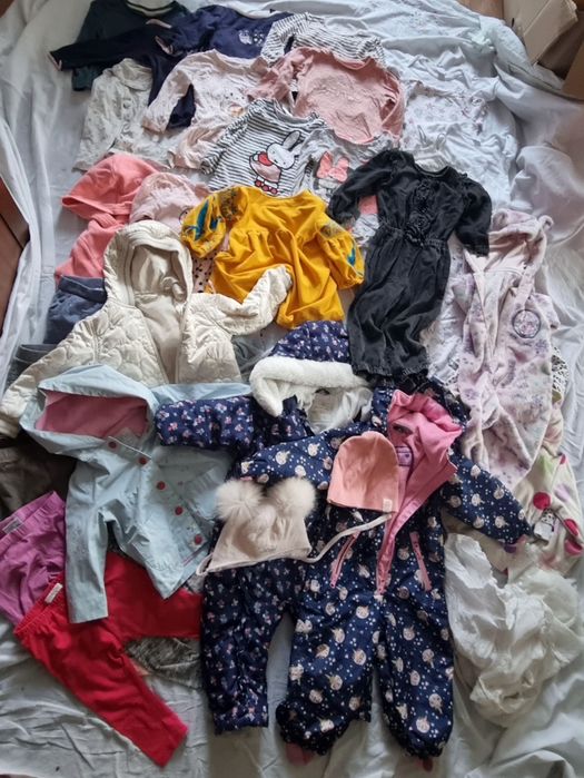 Пакет лот одягу великий комбінезони шапки