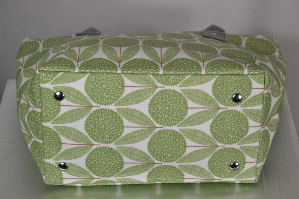 EARTH SQUARED Green Flower Nowa Torebka Damska Tote Bawełna Eco Bag