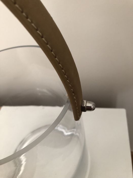 Jarra  Zara Home com alça em couro