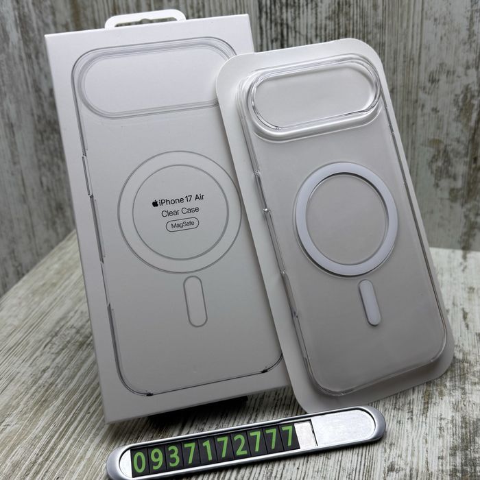 Чехол Clear Case MagSafe на iPhone 17 Air/ 17 Pro/ 17 Pro Max Прозрачный - не желтеет‼️ Чохол