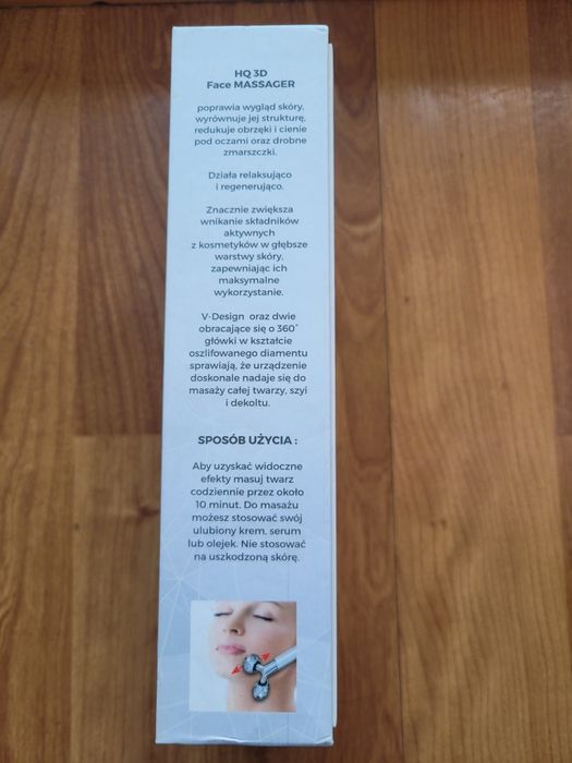 3d sonic face massager - masażer do twarzy