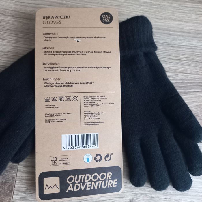 Nowe- zimowe damskie  rękawiczki-Campus