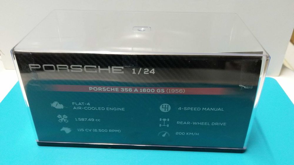 Porsche 356 A (1956) - Miniatura à escala 1/24 (de coleção da marca)