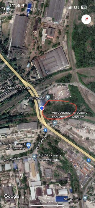 Продам Участок 0,8276 Га Собственник ул. Молодогвардейская