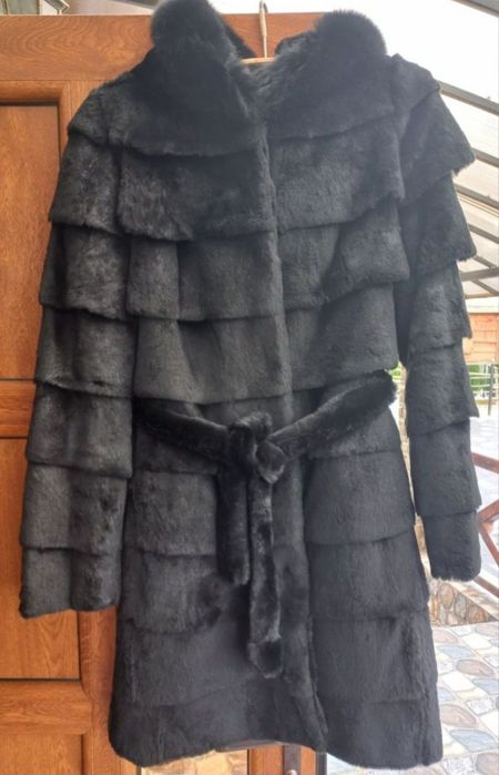 Шубка стриженого кролика XS-S