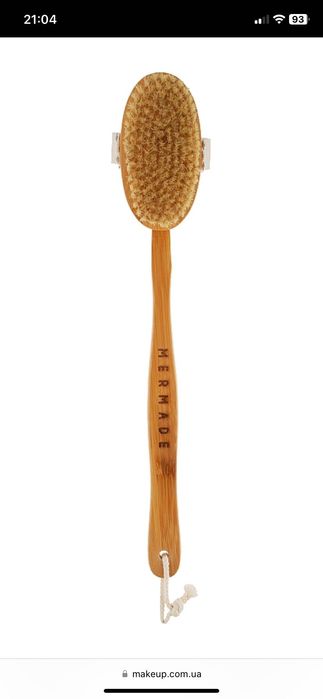 Масажна щітка з ворсом