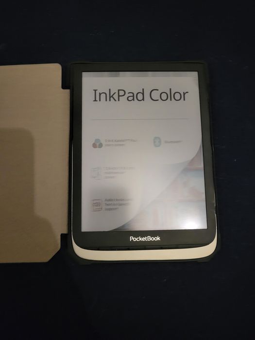 Czytnik ebooków PocketBook InkPad colorColor duży ekran 7,8” etui pude