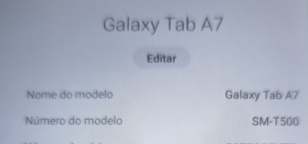 Tablet Samsung Galaxy A7 SM-T500