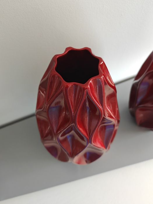Peças decorativas vermelho + capas de almofada + vela