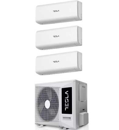 TESLA Multi Split 3 × 2,5 kW | Klimatyzacja do 3 pomieszczeń | WiFi | Jeden agregat = Maksimum komfortu!