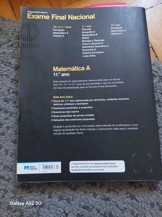 Preparação Para o Exame Final Nacional - Matemática A 11º Ano