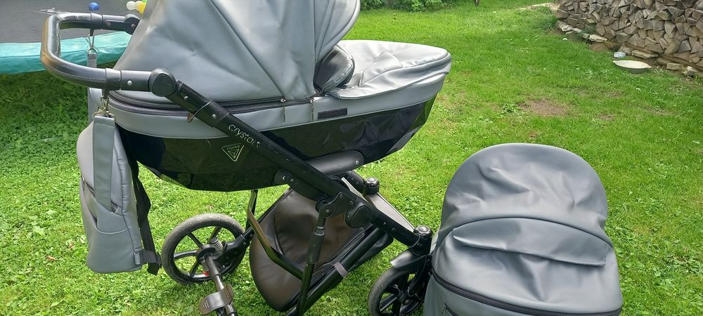 Коляска 2в1 Richmond Crystal Темно-сірий