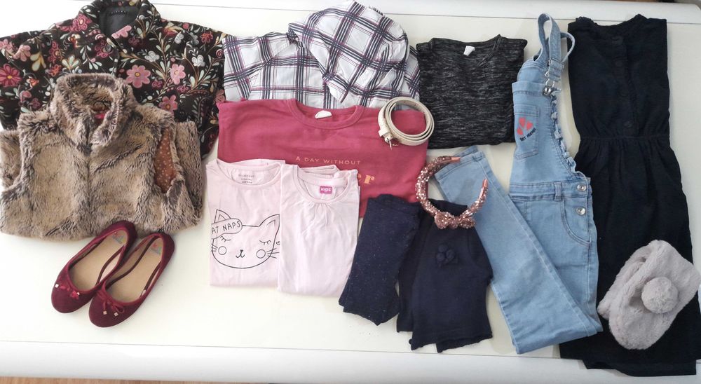 Lote de Roupa de Menina 9/10 Anos