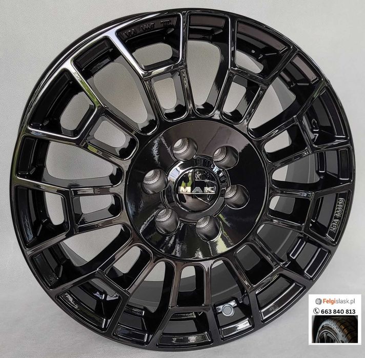 Felgi 17 Nissan Navara 4 Mercedes Klasa X 6x114,3 66,1 czarny  Mak