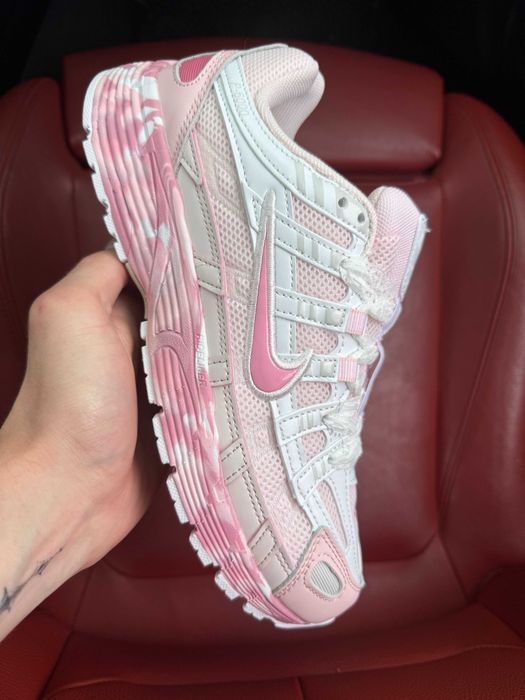 (ОПЛАТА ПІСЛЯ ОГЛЯДУ)Nike P-6000 Custom Pink White Найк П-6000 Кастом Рожево-білі