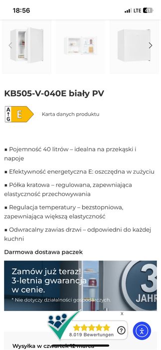 Sprzedam lodówke