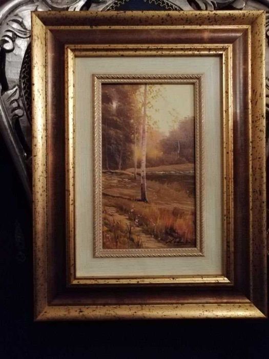 Quadro - Óleo sobre tela "Paisagem" - Assinado