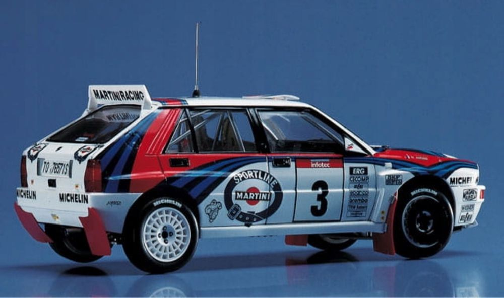 Samochód Lancia Super Delta 1992 WRC Champion CR15 Hasegawa 25015