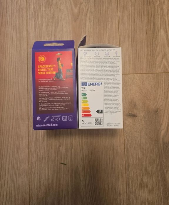 LED WiZ GU10 4,7W 345lm 2szt