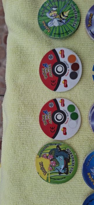 Tazos pokemon (85 unidades)