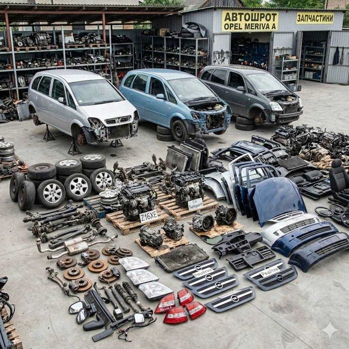Розборка Опель Меріва А запчастини  Meriva Шрот Запчасти Розбір Меріва