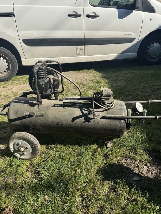 kompresor tłokowy (sprężarka powietrza) samoróbka