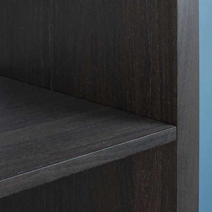 Estante IKEA KALLAX grande (5x5, preto-acastanhado)