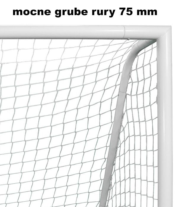 Bramka piłkarska BEST SPORTING 366 x 198 x 152 cm rury 75 mm DEMO