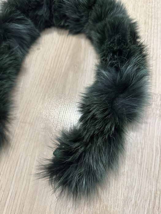 Kołnierz futrzany z lisa, futro naturalne lis