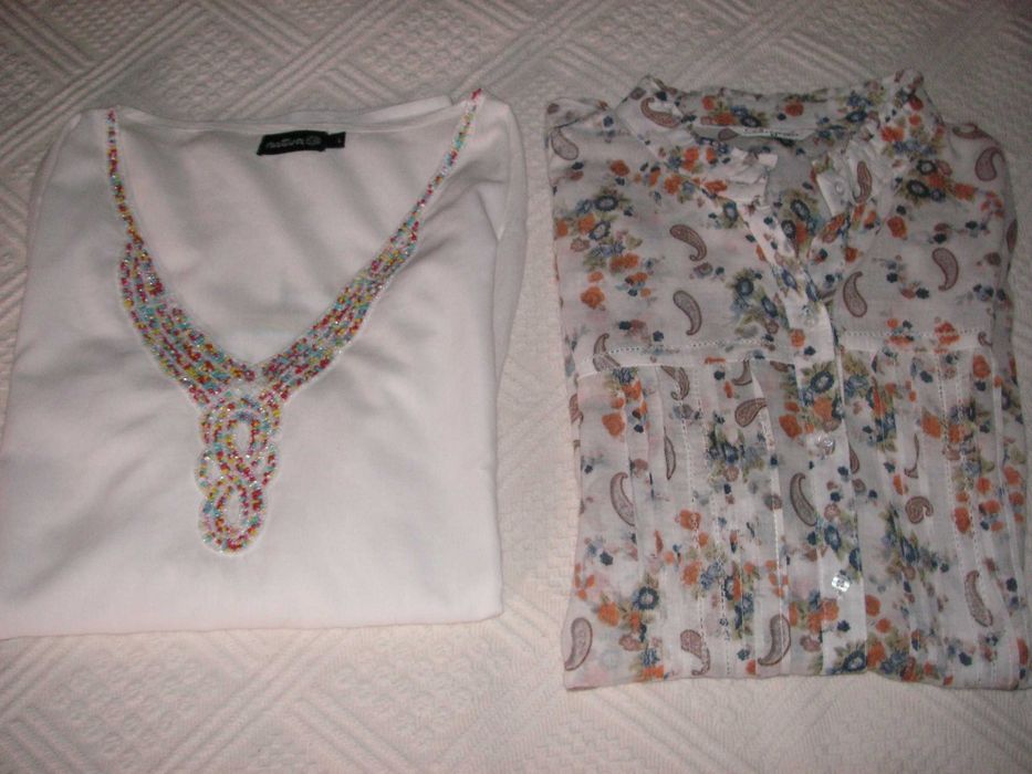 Túnica Natura ( Branco ) e Camisa / Blusa Marca Dorada