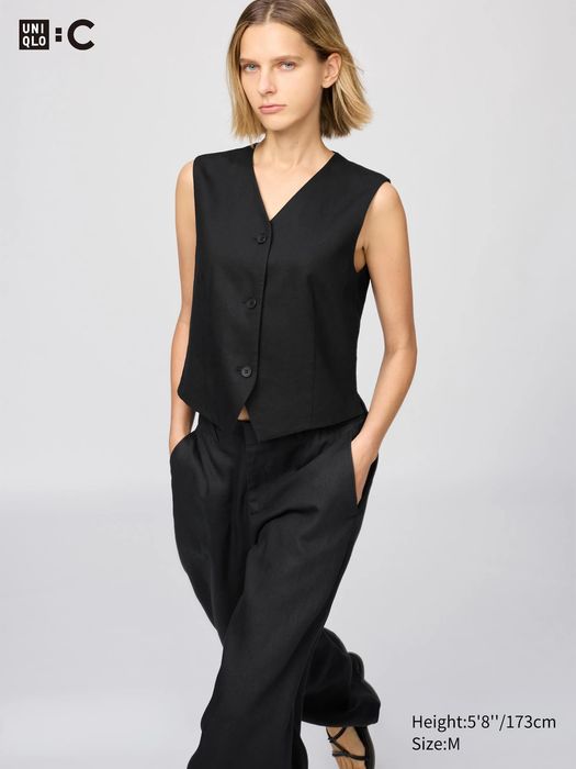 Жилет Uniqlo. Льон