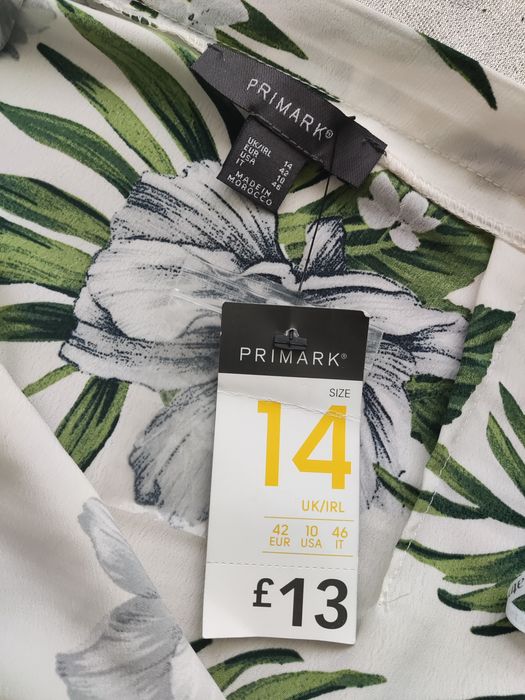 Nowa spódnica na lato 42 XL Primark guziki