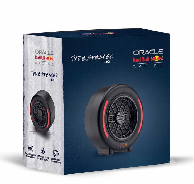 Red Bull Racing RB-SK310 Wheel Edition (у формі колеса) - Party Speaker Tyres — Бездротова колонка Formula 1 Edition
