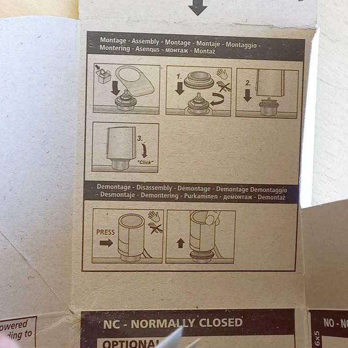 Siłownik do podłogówki Mohlenhoff Alpha 5 (NC) z adapterem