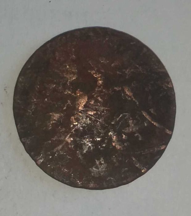 монета царская древняя Денга 1753 года