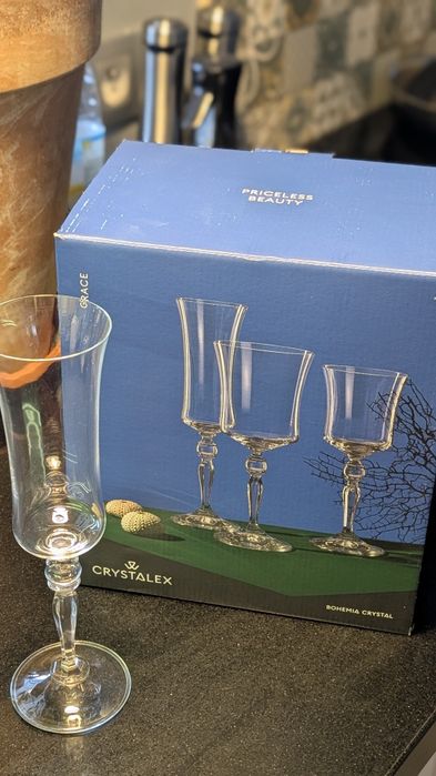 Kieliszki Bohemia Crystal
