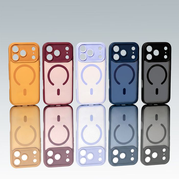 Nakładka Mag Matt do iPhone 17 6,3" / 18 6,3" brązowa camera protectio