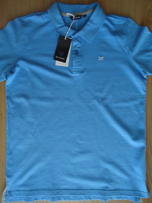 Мужская фирменная новая футболка, поло, размер 44, 100% коттон, дёшево