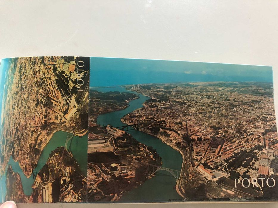 Caderneta com 12 postais muito antigos da cidade do Porto