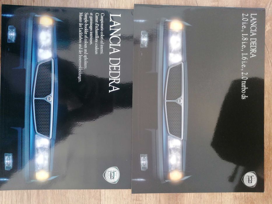 Prospekt Lancia Dedra + paleta kolorów