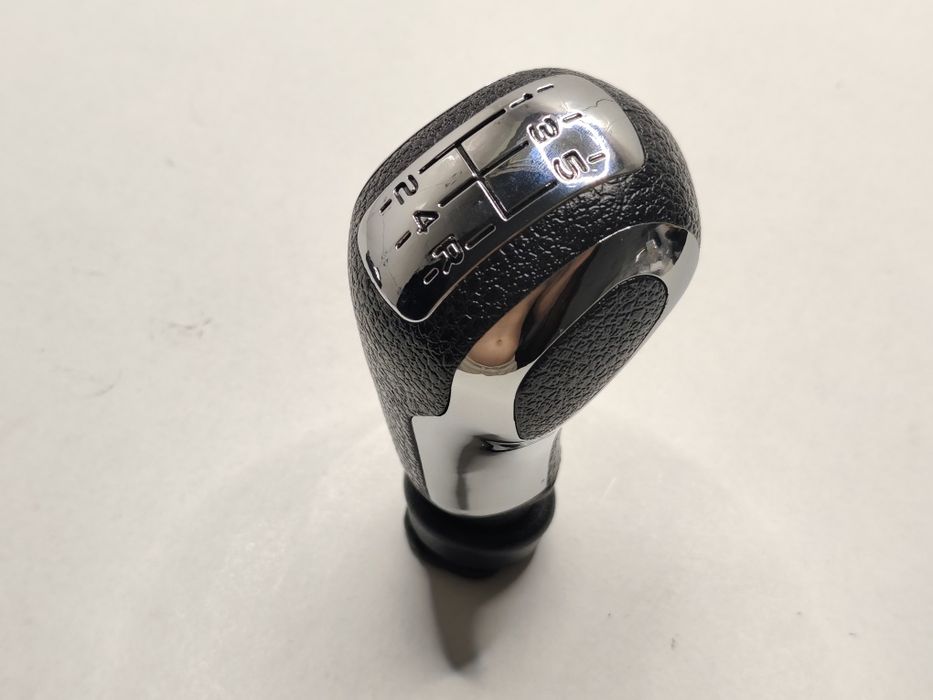 Manete Moca Manípulo Manopla Maçaneta Alavanca velocidades Peugeot Citroen Ergonómica Cromada Pele 6 Vel 307 308 508 3008 5008 C4 C5 Punho Novo