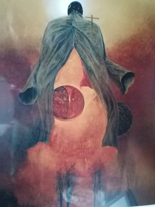Zdzisław Beksiński - AB76 - inkografia + certyfikat