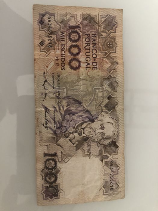 Nota de 1000 escudos de 1994