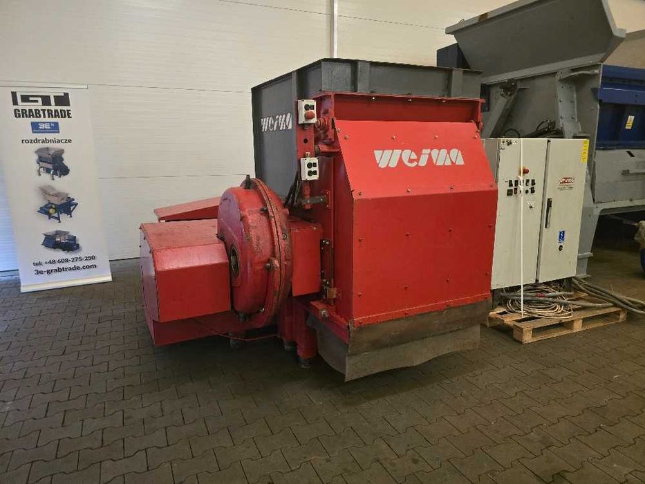 WEIMA WLK 10 55 kW V-Rotor – rozdrabniacz jednowałowy, 52 noże
