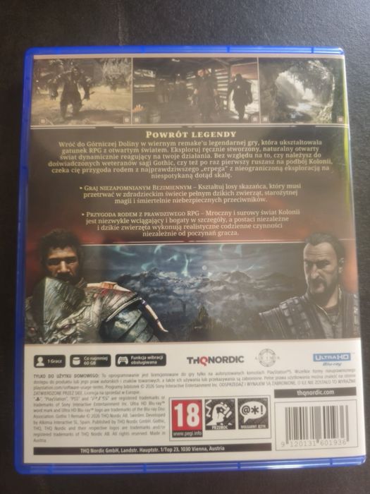 Sprzedam Gothic Remake Ps5