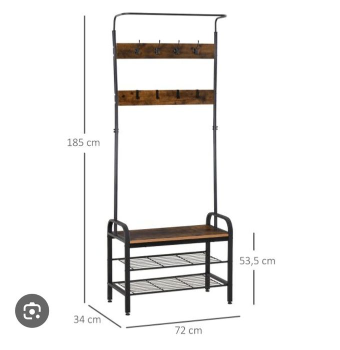 Cabide com sapateira