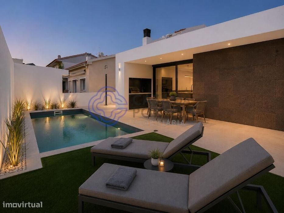 Moradia Térrea T4 com Piscina - Fernão Ferro